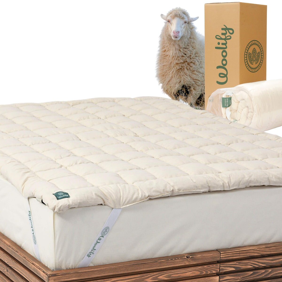 Pure Merino Wool Mattress Topper